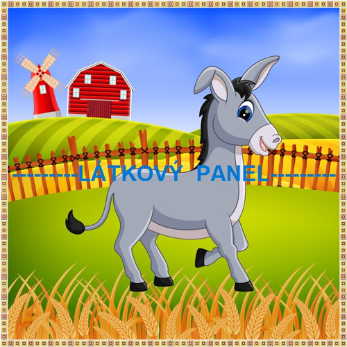 Bavlněný panel 15 x 15cm