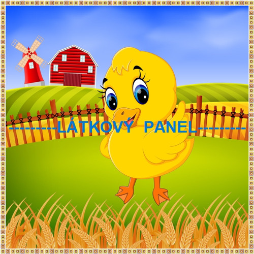Bavlněný panel 15 x 15cm
