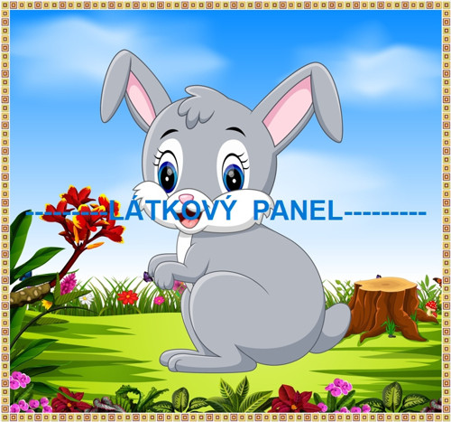 Bavlněný panel 15 x 15cm