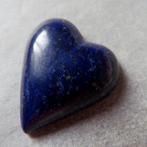 Lapis lazuli; přírodní, srdíčko č.2 — foto 1