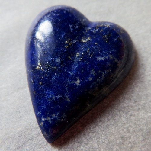 Lapis lazuli; přírodní, srdíčko č.4 — foto 1