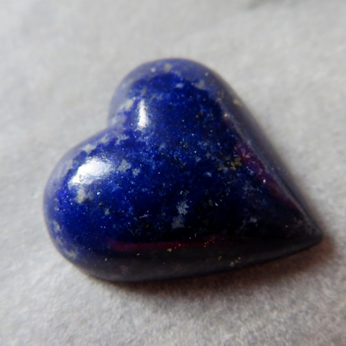 Lapis lazuli; přírodní, srdíčko č.10 — foto 1