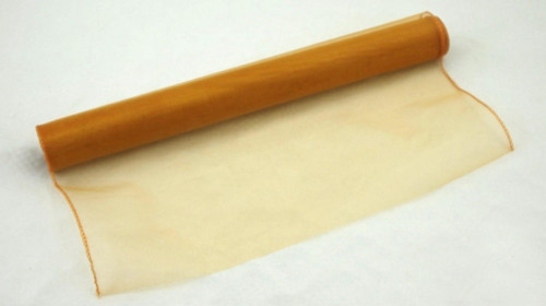 Organza zlatá, š=38 cm