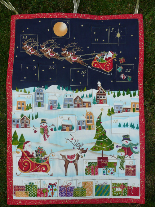 Adventní nástěnný kalendář - Sob v akci