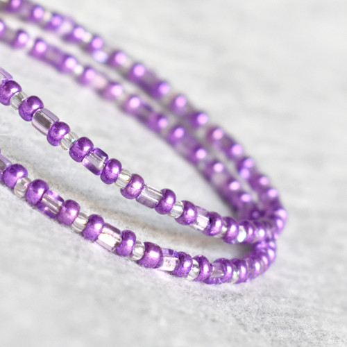 "Violet Circles" náušnice — foto 1