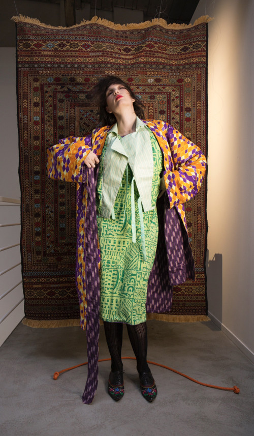 Oboustranný kimono křivák JARO LÉTO 2015rock&pop