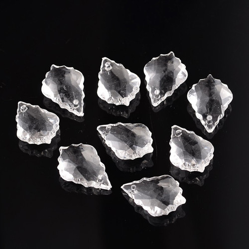 Přívěsek Kapka broušená 22x15mm (10ks) - čirá