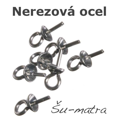 Ocelové očko, 3 mm (4 ks)