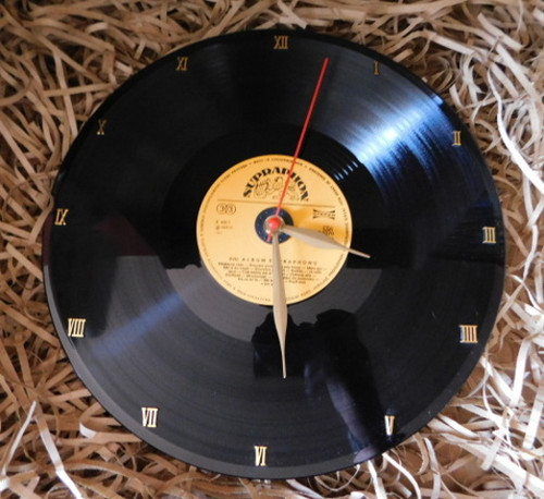 Nástěnné hodiny LP deska - vinyl — foto 1
