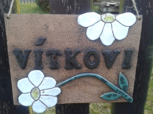 Keramická jmenovka