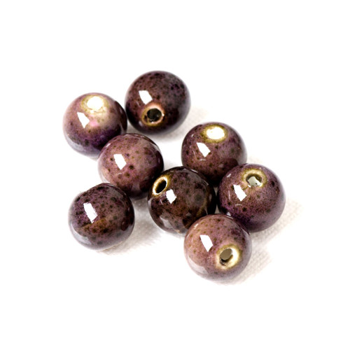 Korálky keramické s glazurou 2ks