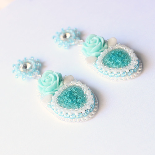 Icy roses
