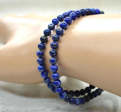 Dvouřadý náramek - LAPIS LAZULI