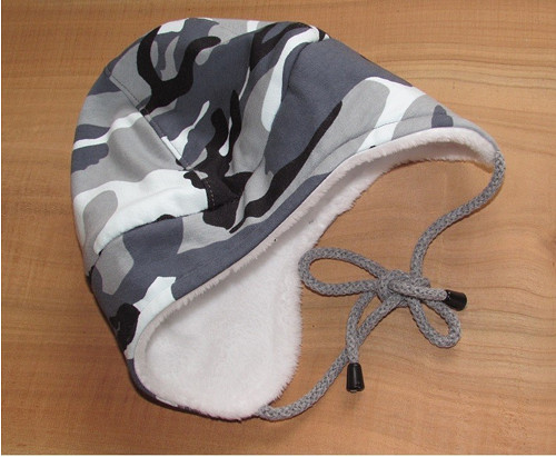 Dětská ušanka maskáč vel. 48 cm DO165