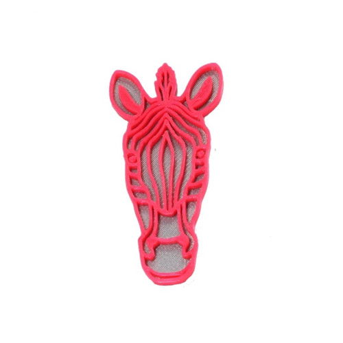 Zebra silver/magenta