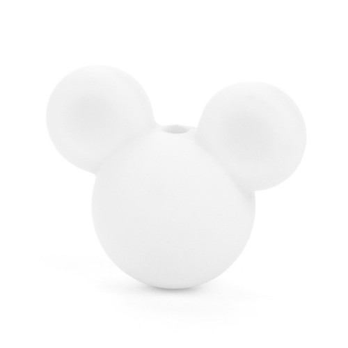 Korálky MickeyMouse 2cm - (1ks) - white — foto 1