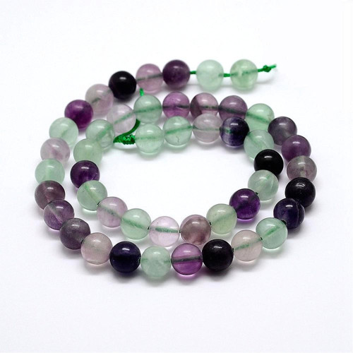 Přírodní minerál fluorit 8 mm / 5 ks
