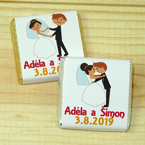Svatební čokoládky SVATBA