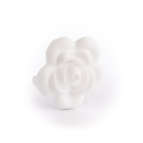 Silikonová růžička 40mm (1ks) - white — foto 1