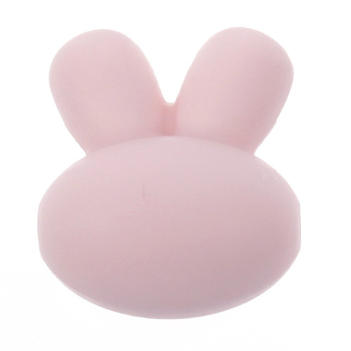 Silikonový zajíček 15x18mm (1ks) - candy pink