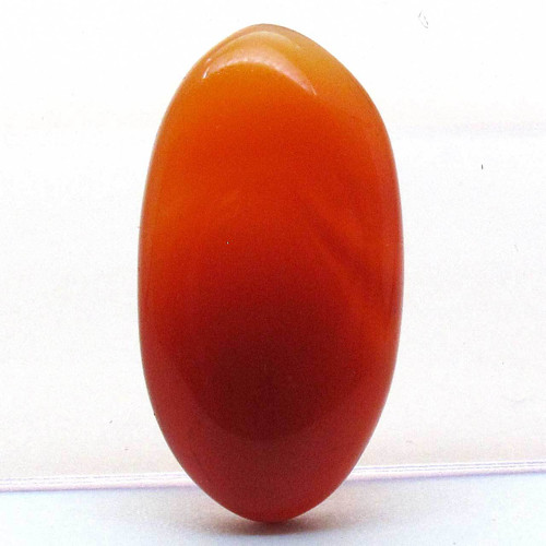 Kabošon oranžový onyx ovál 22mm