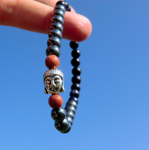 Budha * Hematit s Goldstone * Energie — foto 1