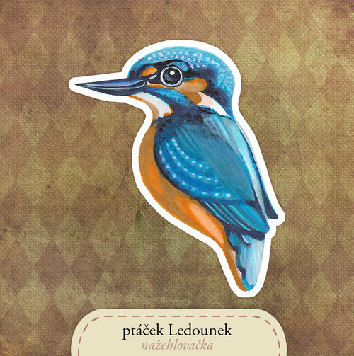 1 ptáček - látkový panel — foto 1