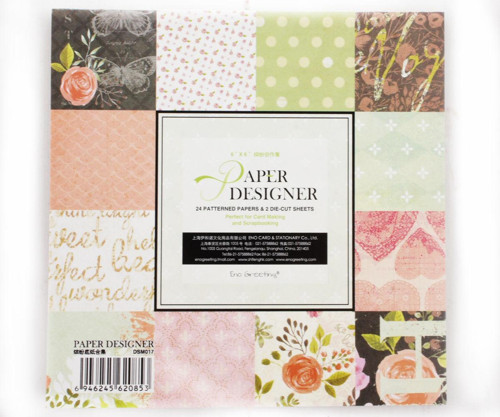 Designové papíry pro scrapbooking, 12 motivů, 24