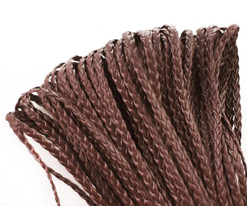 Šňůrka z umělé kůže, PU faux leather, plochá,