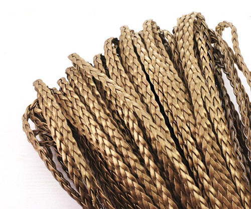 Šňůrka z umělé kůže, PU faux leather, plochá,