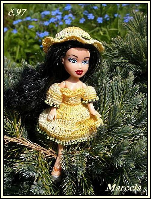 Šaty na mini panenky bratz lil — foto 1
