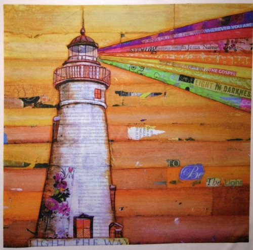 Bavlněná látka - panel 23 x 23 cm — foto 1
