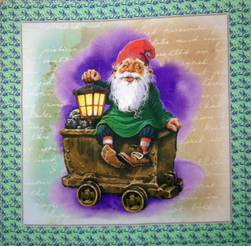 Bavlněná látka - panel 22 x 22 cm — foto 1
