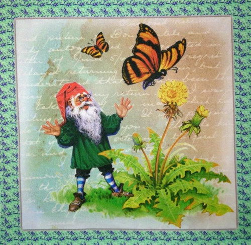 Bavlněná látka - panel 22 x 22 cm — foto 1