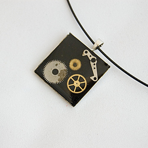 199 náhrdelník steampunk