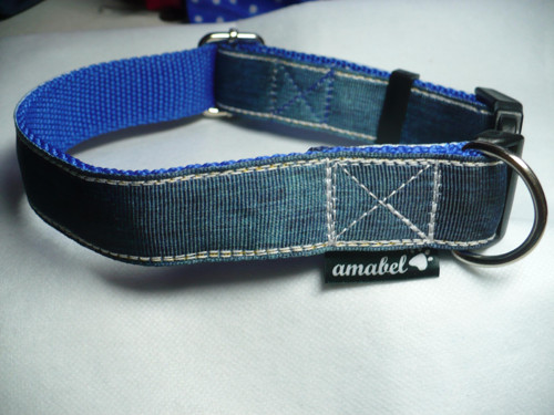 Obojek "DENIM" Rezervé ! šíře 2,5 cm — foto 1
