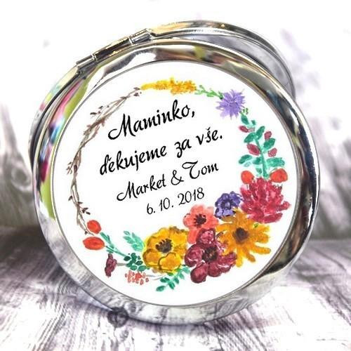 Malované zrcátko na přání - Mamince