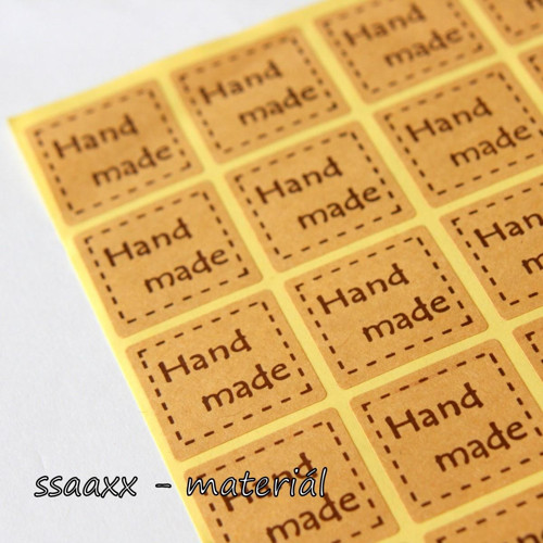 Samolepky ~ Hand Made II ~ 20 ks — foto 1