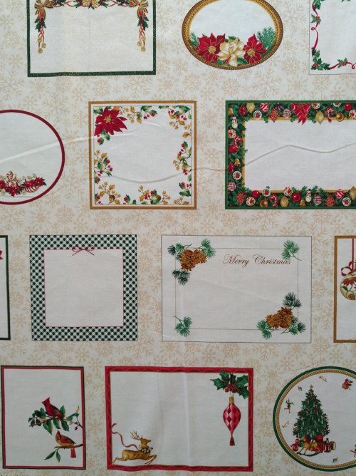 Panel Quilt Labels 70001 vánoční