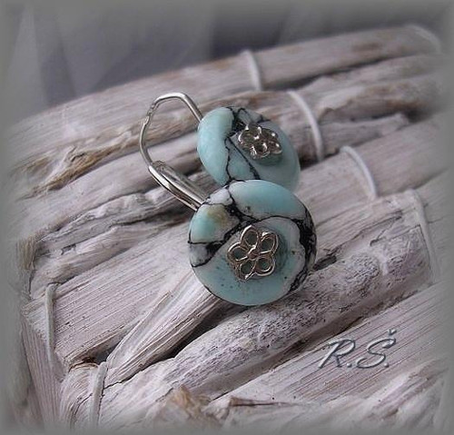 Rondetka magnezitu 15 x 4 mm... na zapínací háček