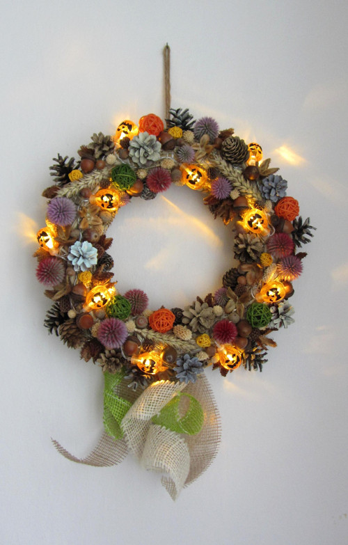 Helloween svítící věnec II. — foto 1