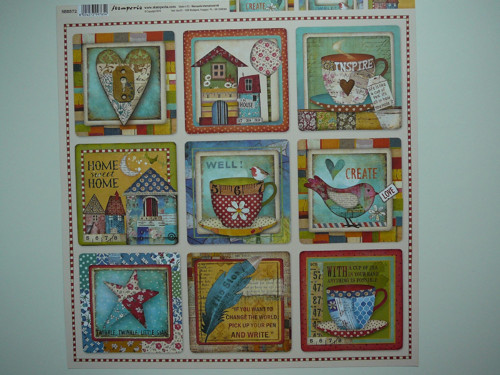 Oboustranná čtvrtka 30,5x30,5 cm — foto 1