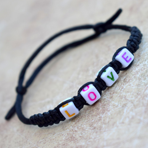 Shamballa LOVE barevný - náramek... — foto 1