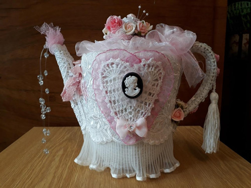 Porcelánová Čajová Konvice Shabby Chic