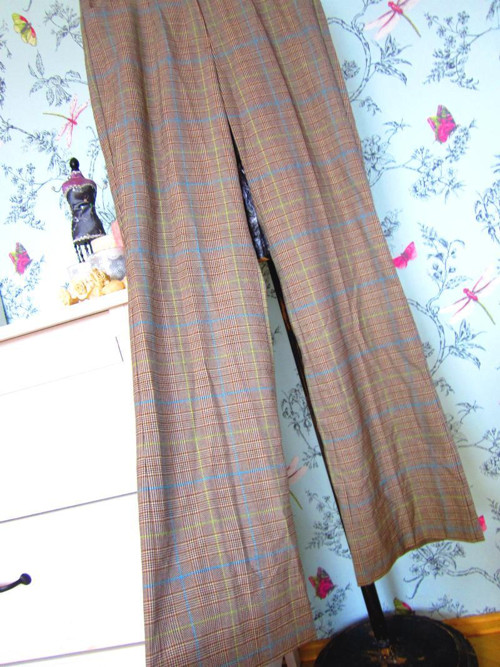 Kalhoty dandy v kostce — foto 1