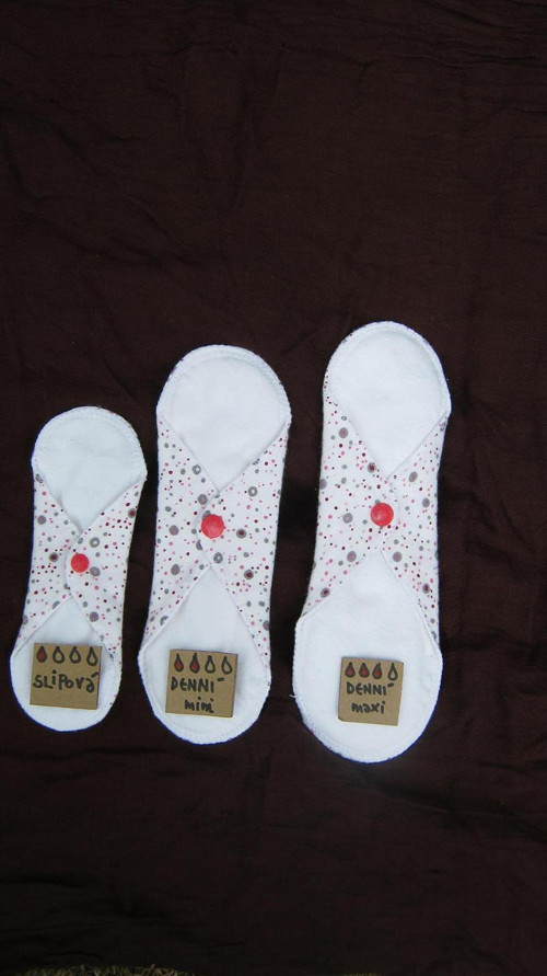 Zkušební sada menstruačních vložek