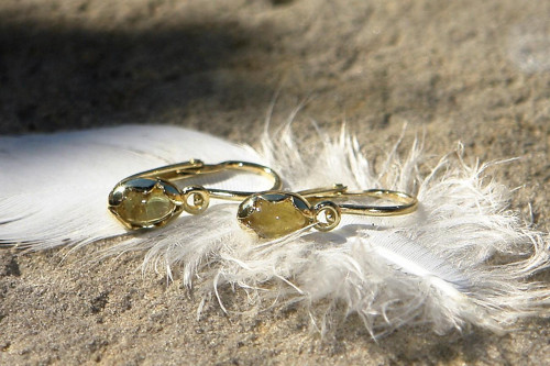 Dětské náušnice s turmalíny — foto 1