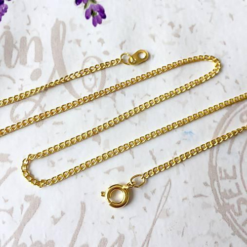 Golden Chain 41 cm / Retiazka bižutérna - zlato