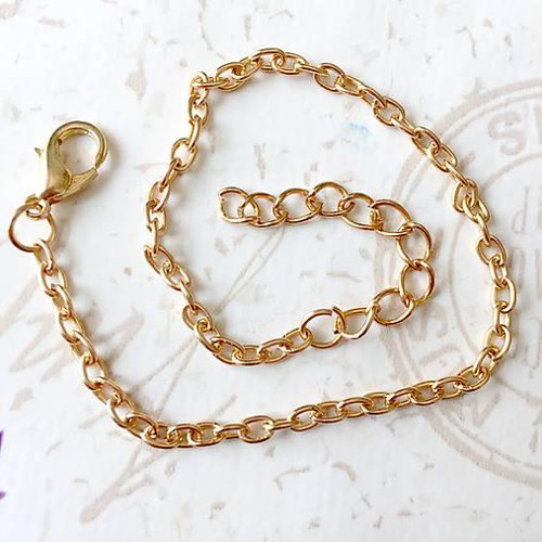 Golden Bracelet Chain / Retiazka na ruku 17-23 cm