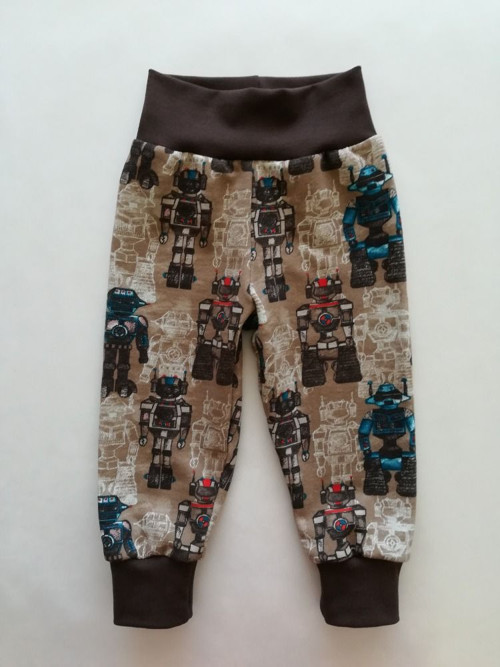 Dětské tepláčky "Roboti" vel. 92